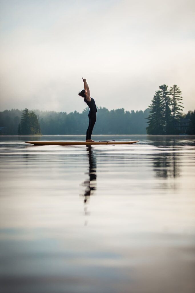 Yoga auf dem SUP