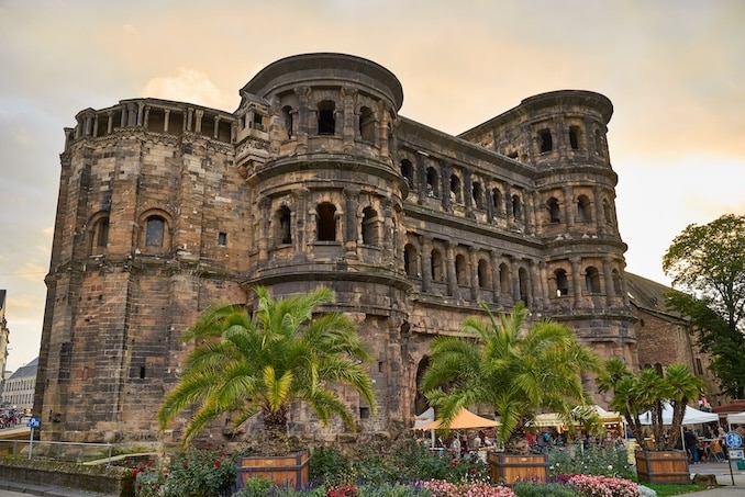 Fest an der Porta Nigra in Trier